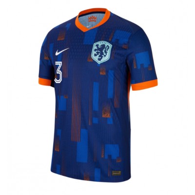 Fotballdrakt Herre Nederland Matthijs de Ligt #3 Bortedrakt EM 2024 Kortermet Fotballdrakt Herre Nederland Matthijs de Ligt #3 Bortedrakt EM 2024 Kortermet